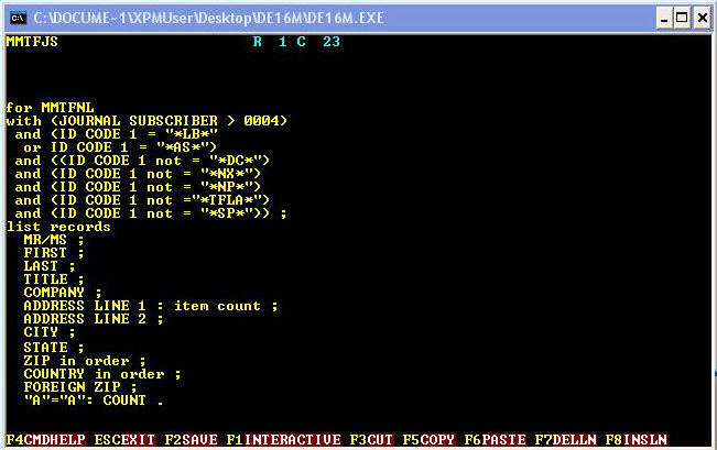 JGDBFULL Procedure 1 query image