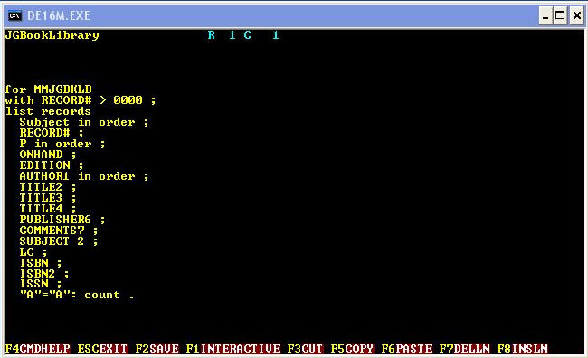 JGDBFULL Procedure 47 query image