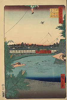 Ando Hiroshige print Yamashita chō hibiya Soto sakurada