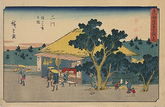 Ando Hiroshige print Futagawa