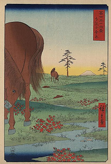 Ando Hirsohige print Shimōsa koganehara