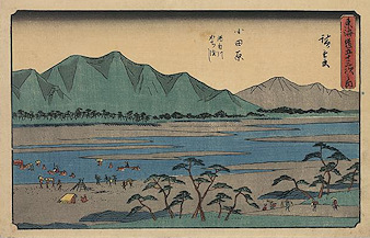 Ando Hiroshige print Odawara