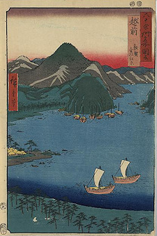 Ando Hiroshige print Exhizen