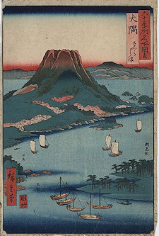 Ando Hiroshige print Ōsumi