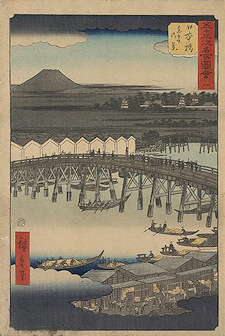 Ando Hiroshige print Hihonbashi