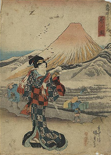 Kunisada print Hara no zu