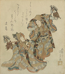 Kunisada print Soga no harukoma