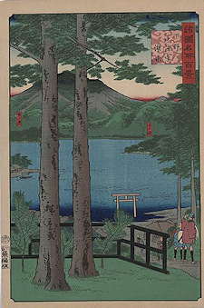 Utagawa Hiroshige Shimotsuke Chuzenji Kosui