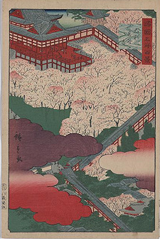 Utagawa Hiroshige Yamato Hasedera