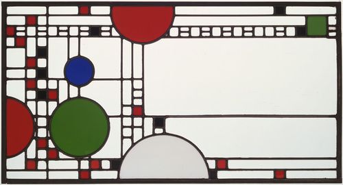 Coonley playhouse leaded glass window