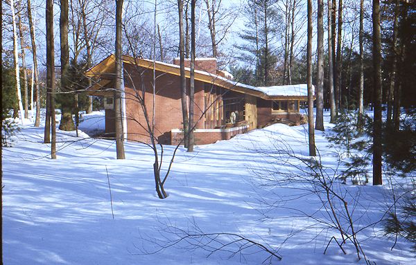 Zimmerman House Completed View Winter 22